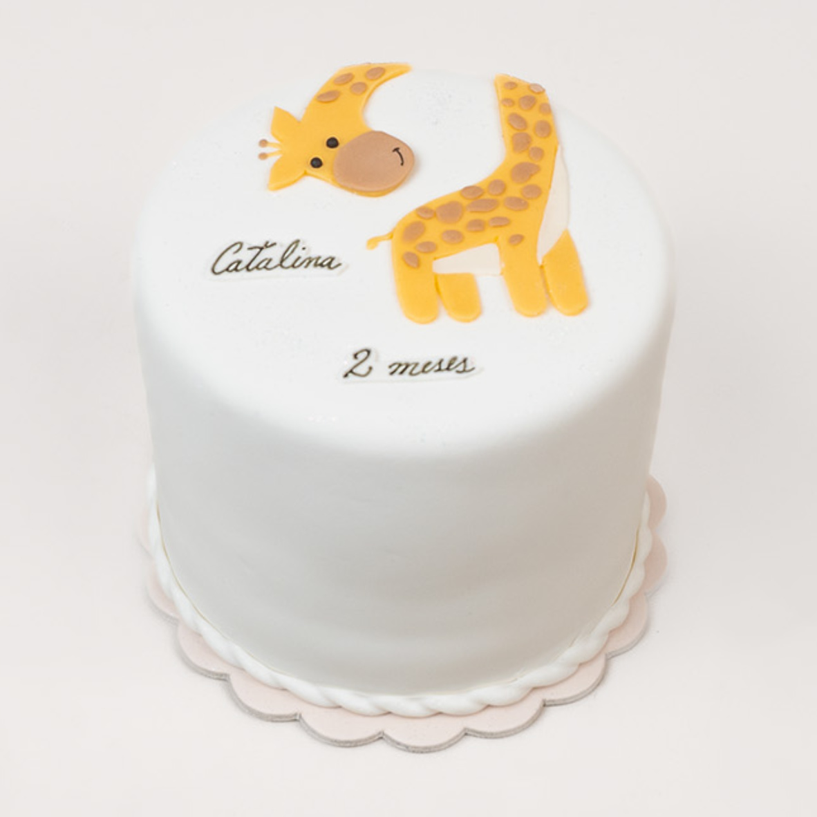 Torta con temática de jirafita