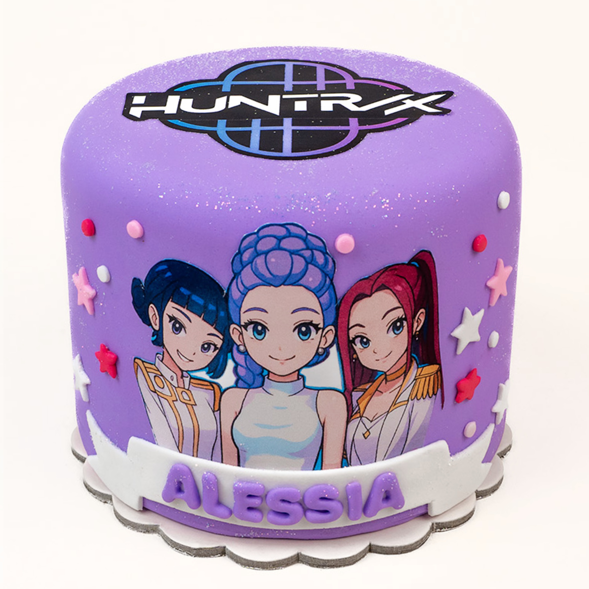 Torta Huntrix - KPOP Demon Hunter, cazadoras de dominios