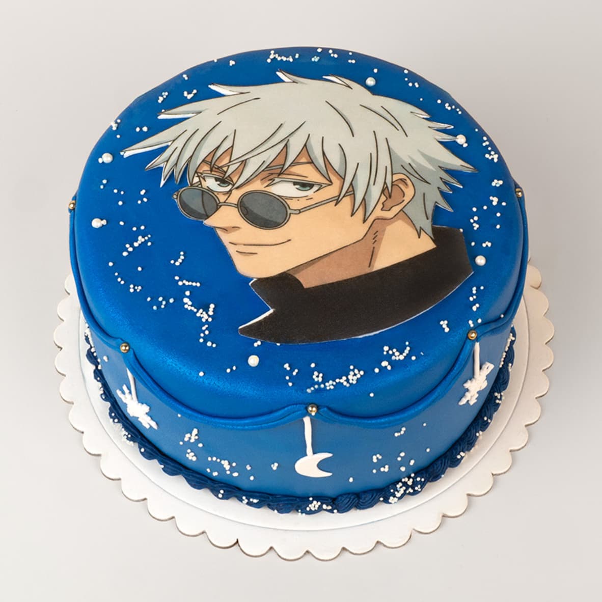 Torta azul Satoru Gojo