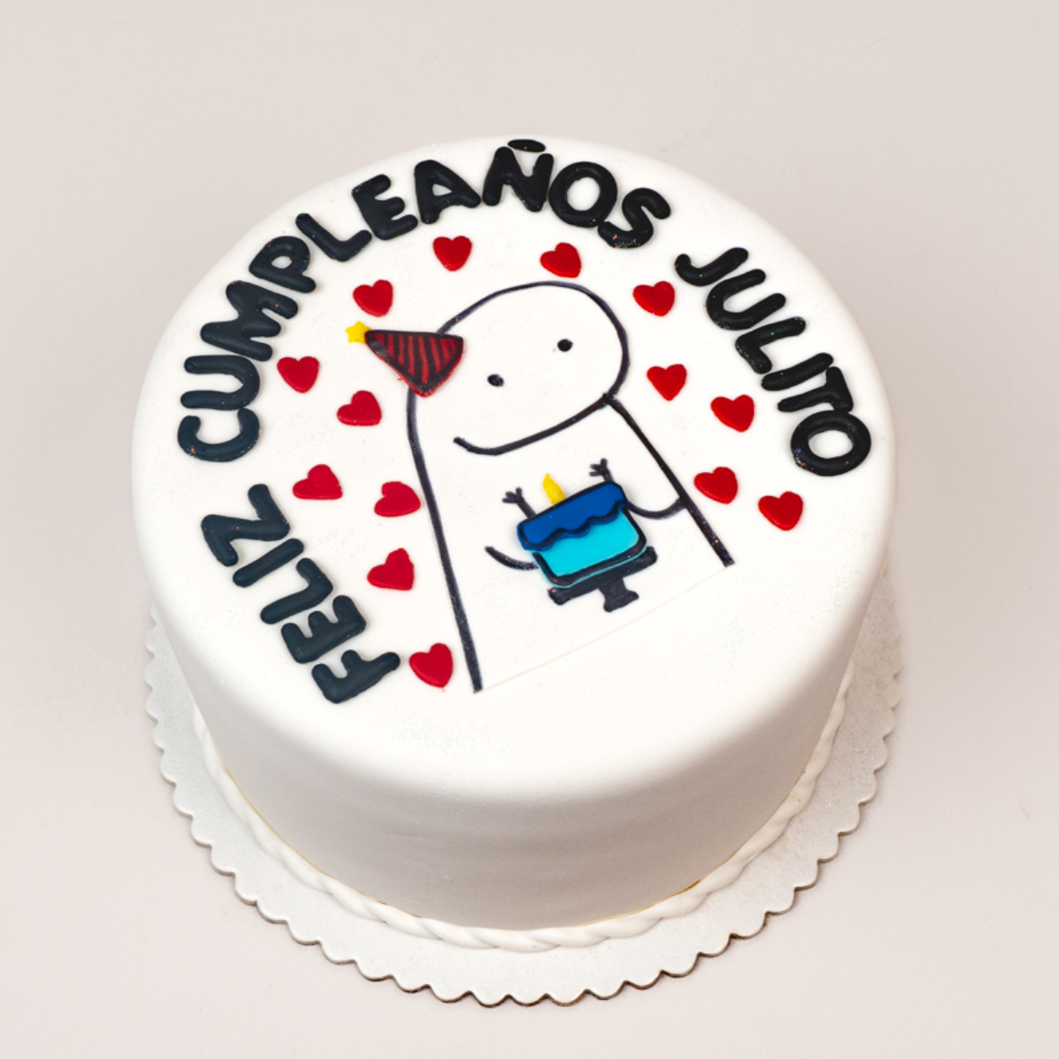 Torta temática flork o torta bento de cumpleaños