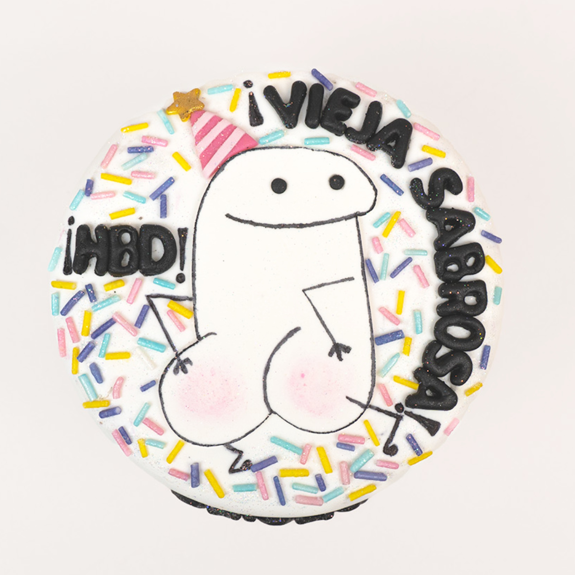Torta temática flork o torta bento de cumpleaños vieja sabrosa
