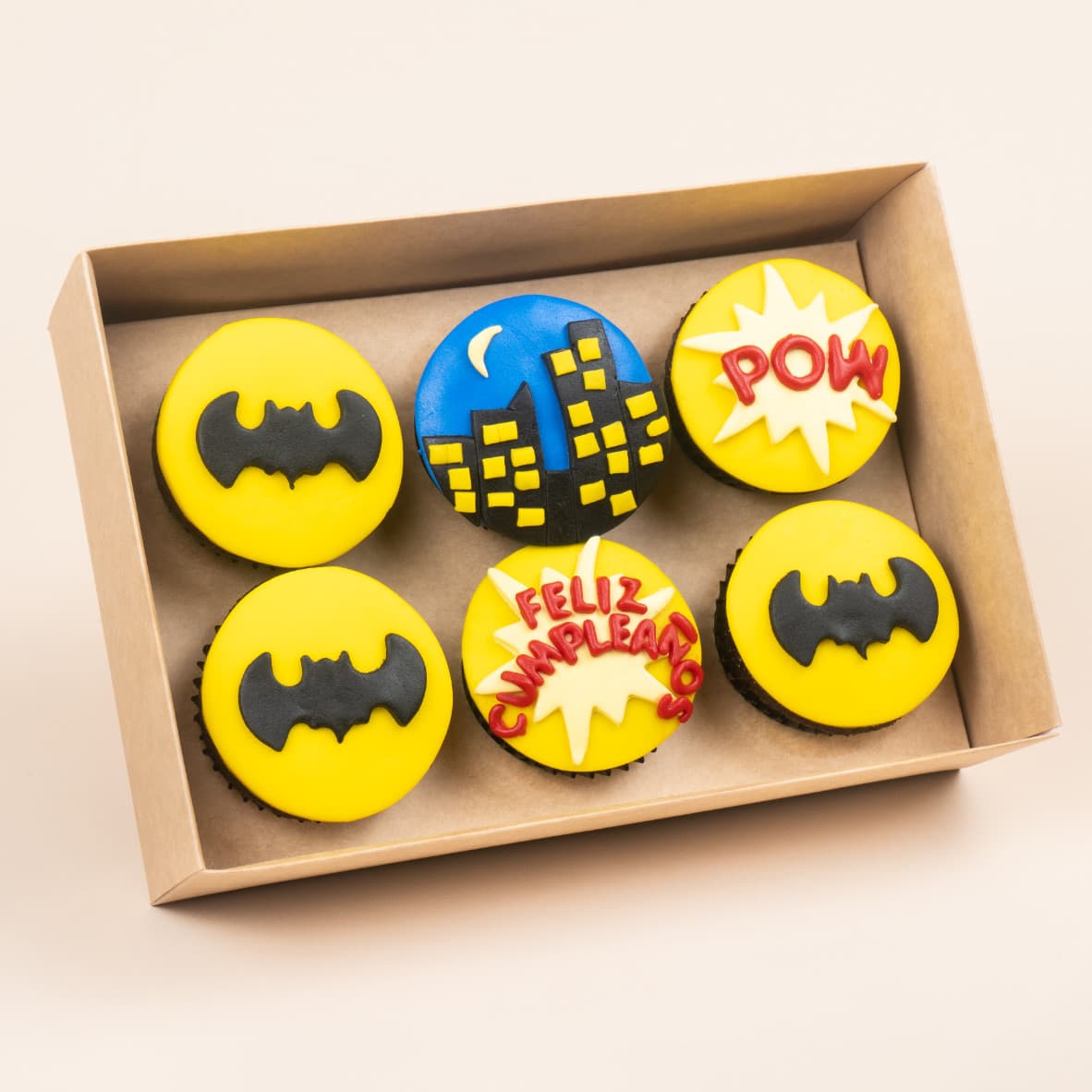 Cupcakes temáticos en fondant