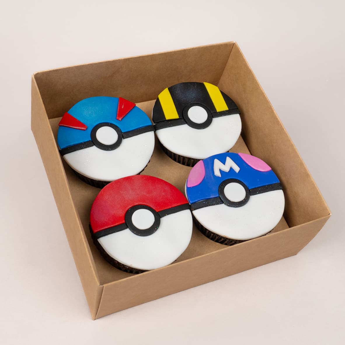 Cupcakes temáticos en fondant