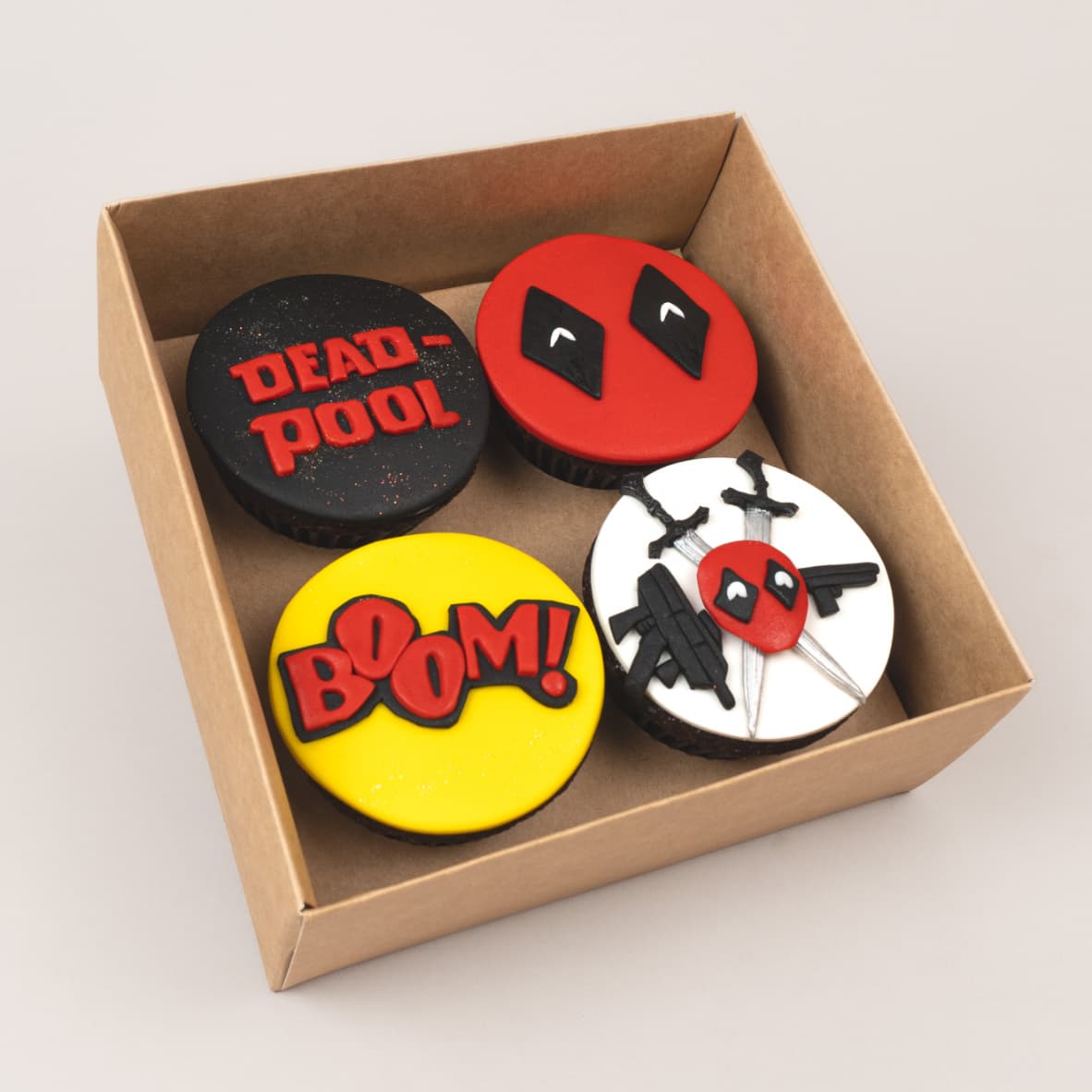 Cupcakes temáticos en fondant