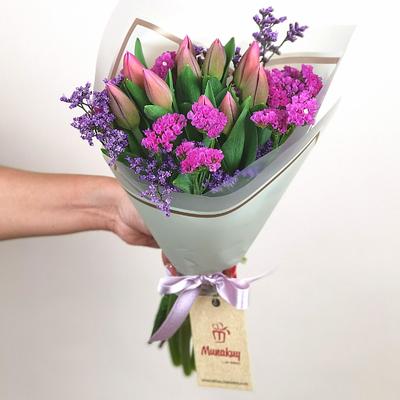 Ramo de 10 tulipanes