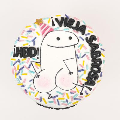 Torta temática flork o torta bento de cumpleaños vieja sabrosa