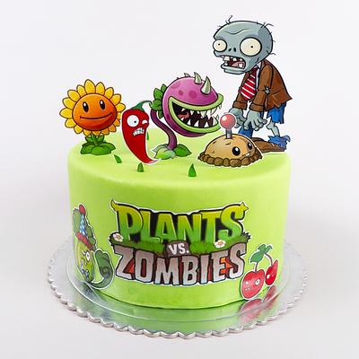 Torta Plantas vs Zombies