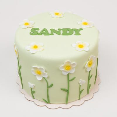 Torta floral de jazmines