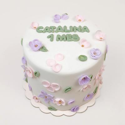 Torta floral -torta para mujeres - torta para mi esposa - torta para mi mamá - torta para mi enamorada