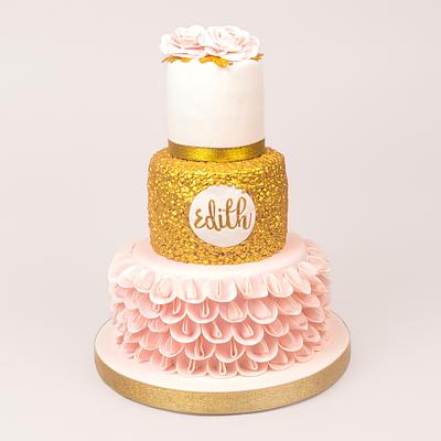 Torta de 3 pisos para mujer